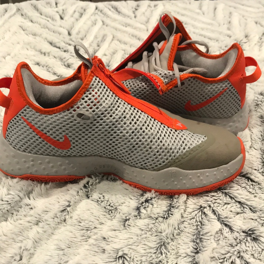 Nike Orange and Gray Athletic Shoes